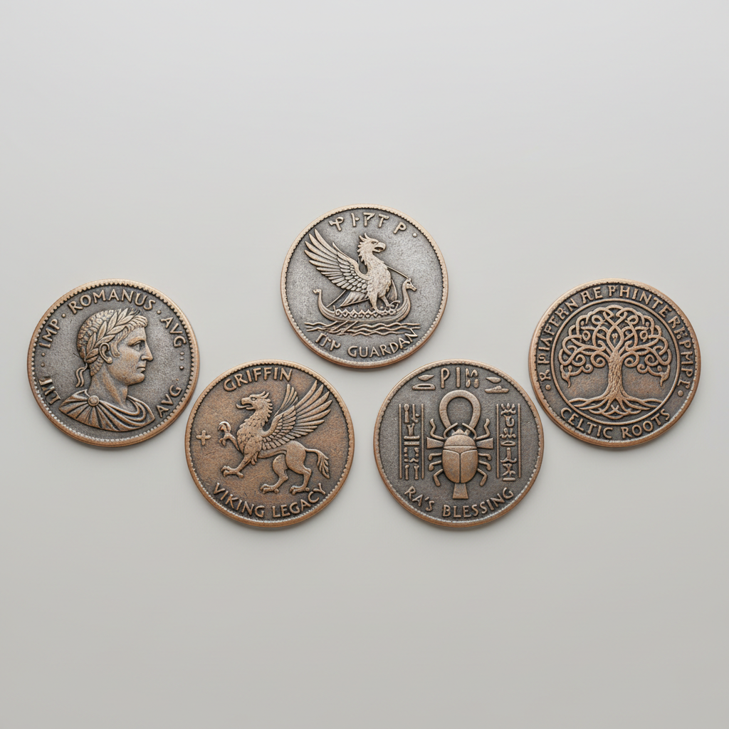 Heritage coin collection 3D model bundle